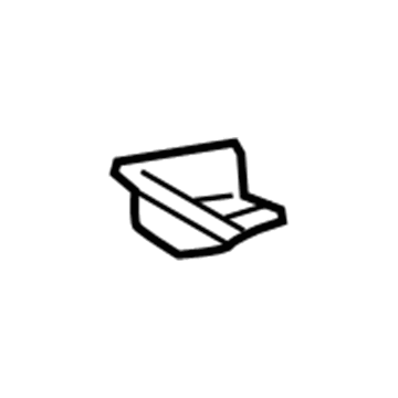 GM 23255647 Rear Rail Rear Bracket