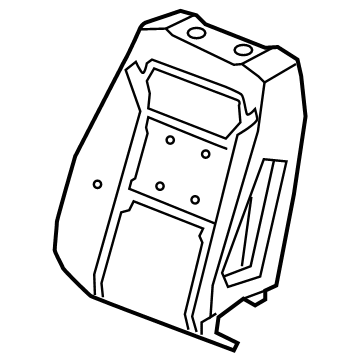 GM 84813609 Seat Back Pad