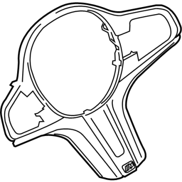 BMW 32-30-8-089-362 DECOR TRIM COVER, STEERING W