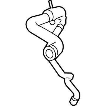 BMW 11-53-7-846-363 Upper Coolant Hose