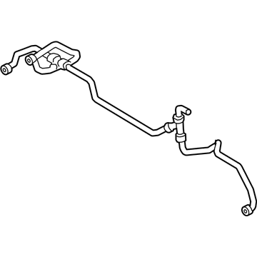 BMW 17-12-2-284-290 Turbocharger Intercooler Hose