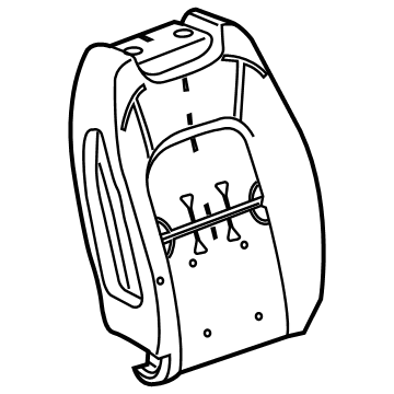 GM 84029150 Seat Back Pad