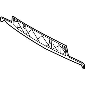 BMW 51-11-8-050-443 Drill Hole Template, Licence Plate Front