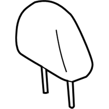 Nissan 86400-9KF1A Headrest Assy-Front Seat