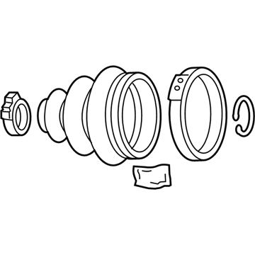 Mopar 5142216AA Boot Kit-Half Shaft