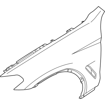 BMW 41-00-7-930-972 SIDE PANEL, FRONT RIGHT