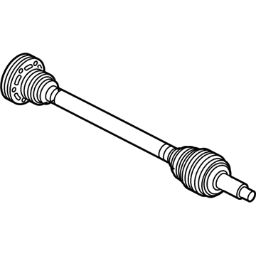 Hyundai 49601-B1300 Shaft Assembly-Drive Rear, RH