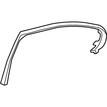Lexus 67673-53010 Garnish, Rear Door Frame, RH