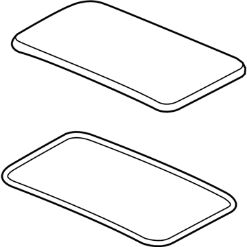 Honda 70200-TVA-A02 GLASS ASSY-, ROOF