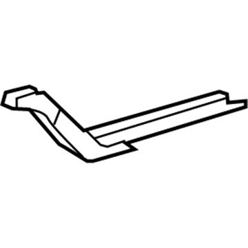 Lexus 57043-33020 Reinforcement Sub-Assy, Front Side Member, Rear RH