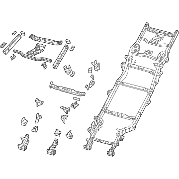Mopar 68321443AJ FRAME-CHASSIS