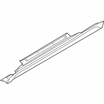 BMW 51-77-7-382-181 Sill Trim, Primed, Left