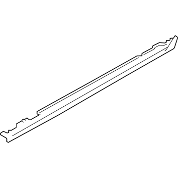 BMW 51-77-7-352-151 Sill Trim Lower Section, Left
