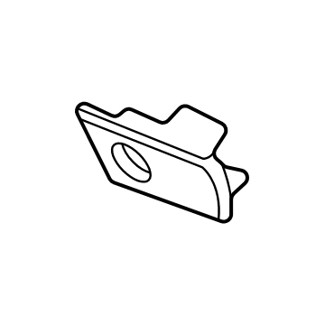 GM 84831511 HANDLE-I/P COMPT DR LAT REL *BLACK