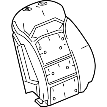 GM 84136746 Seat Back Pad