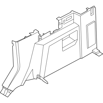 Ford M2DZ-7831012-AD TRIM ASY - QUARTER