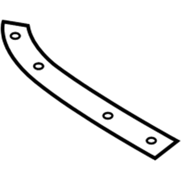 Kia 86817D4000 DEFLECTOR-Front Wheel, L