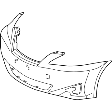 Lexus 52119-53990 Front Bumper Cover L/C