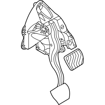 Nissan 46501-5MP0A PEDAL ASSY-BRAKE W/BRACKET