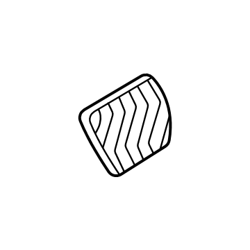 Nissan 46531-6CT0A PAD-PEDAL