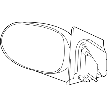 Mopar 5115038AC Passengers Power Side View Mirror