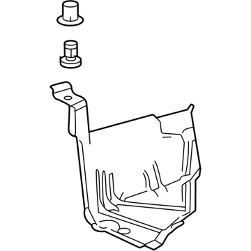 Toyota 58398-12100 COVER, FLOOR UNDER