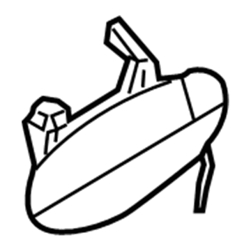 GM 96410185 Handle Asm, Rear Side Door Outside