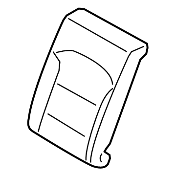 Hyundai 89351-AB010 Pad-Rear Seat Back, LH
