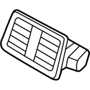 BMW 64-22-9-333-675 Rear Fresh Air Grille