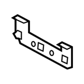 Hyundai 86637-B1000 Bracket Assembly-Rear Bumper Upper, LH