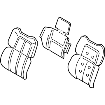 Ford NL7Z-7864810-AA PAD ASY - FRONT SEAT HEATING