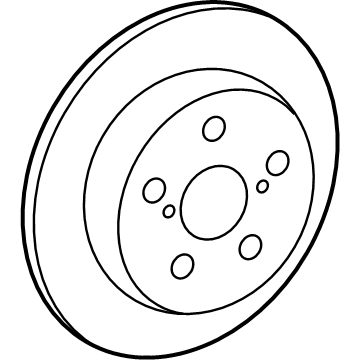 Lexus 42431-78010 Disc, Rear