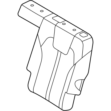 Kia 89351R5300 Pad-Rear Seat Back, L