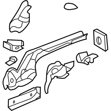 GM 25890000 Rear Rail Assembly