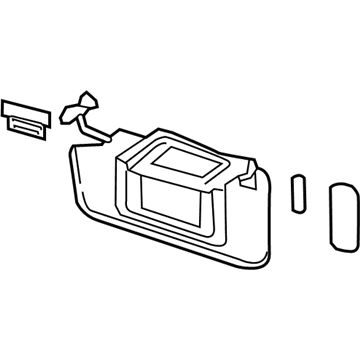 GM 84173524 Sunvisor