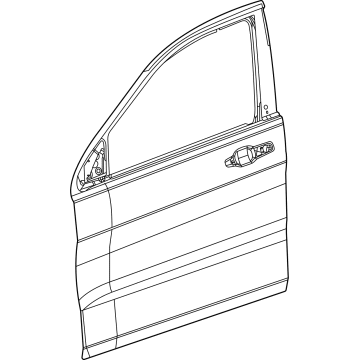 Mopar 68420662AH DOOR-FRONT