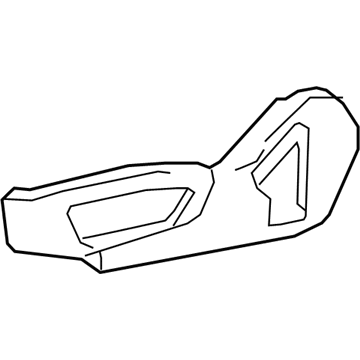 Lexus 71812-06680-C0 Shield, FR Seat CUSH
