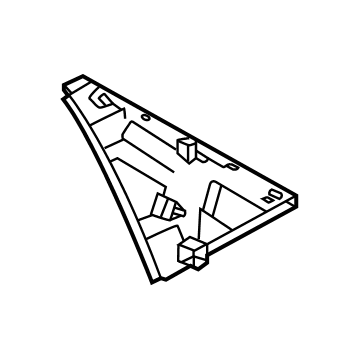 Hyundai 878C0-K5000-CA GARNISH ASSY-C PILLAR INR, LH