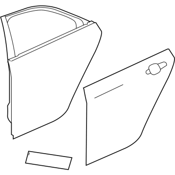 GM 84961060 DOOR ASM-RR SI