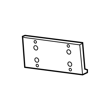 Mopar 68223756AB Bracket-License Plate