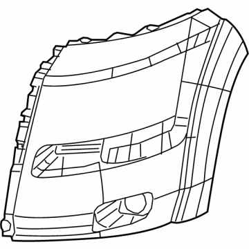 Mopar 1ZT92LAHAA Front Bumper Left