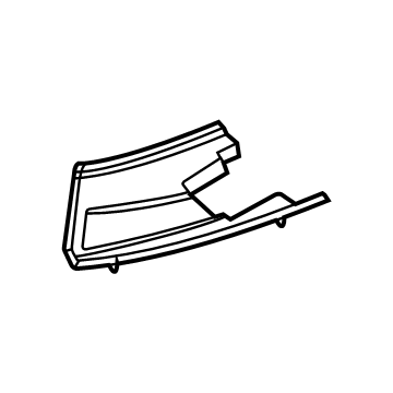 BMW 51-62-7-423-547 TRIM SPOILER MOUNT, LEFT