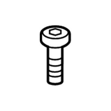 BMW 07-14-9-148-308 Oval-Head Screw W/ Painted Tapping Point
