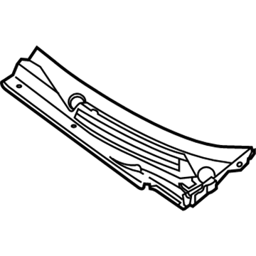 Nissan 66811-ET000 Grille-Cowl Top, LH