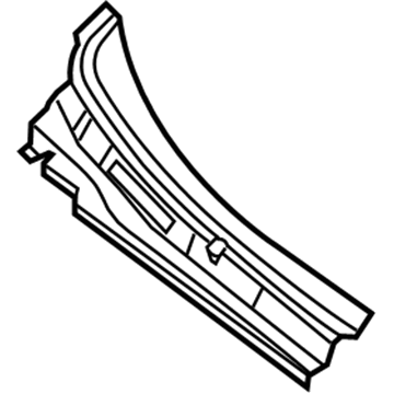 Nissan 66810-ET000 Grille-Cowl Top, RH