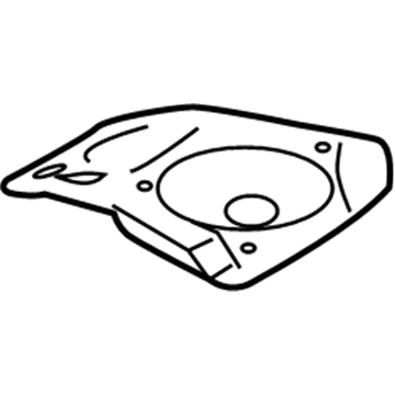 BMW 65-13-9-266-059 Speaker Support, High End, Left