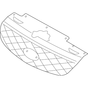 Kia 863611G010 Radiator Grille