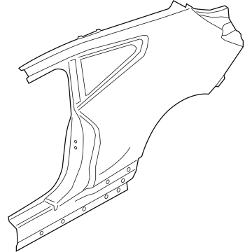 BMW 41-00-7-494-471 Left Rear Side Panel