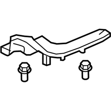 Acura 84211-TK4-A03ZA Garnish Assembly, Right Rear Side (Inner) (Gray)