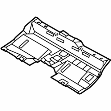 Hyundai 65521-BY000 EXT ASSY-RR FLOOR, FR